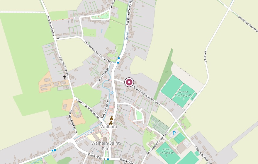 Carte : Au gré des pétales, rue Chapelle Sainte-Anne 49B à Walhain-Saint-Paul